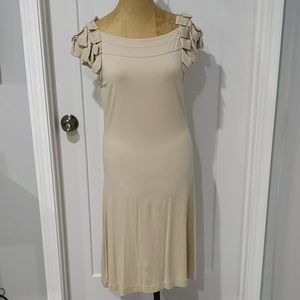 Cynthia Rowley Shift Dress with Ruffled Cap Sleeve